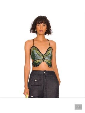 Cult Gaia x BRATZ Parvana Top in Kiwi Multi